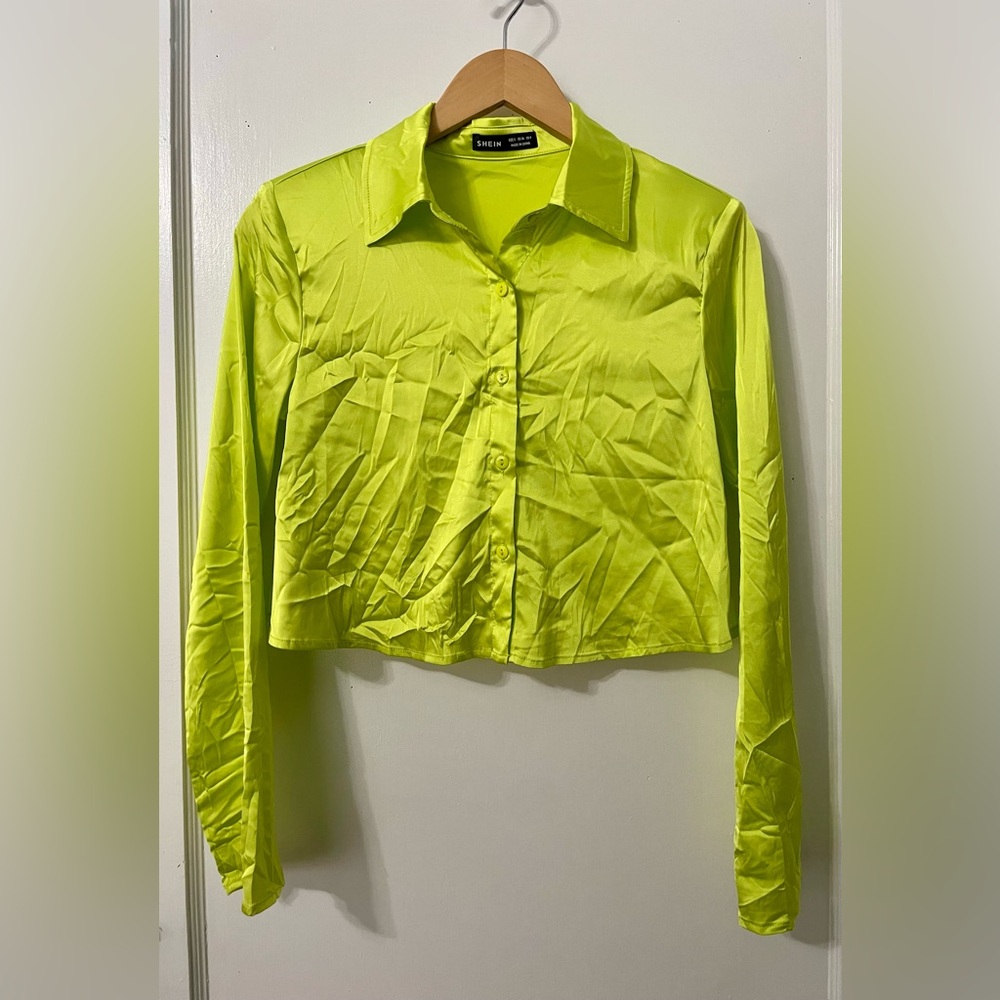 SHEIN Y2K Cropped Blouse